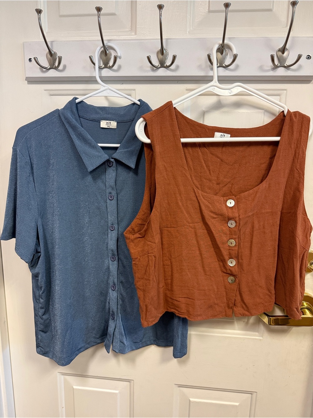 2 x NLT button down tops